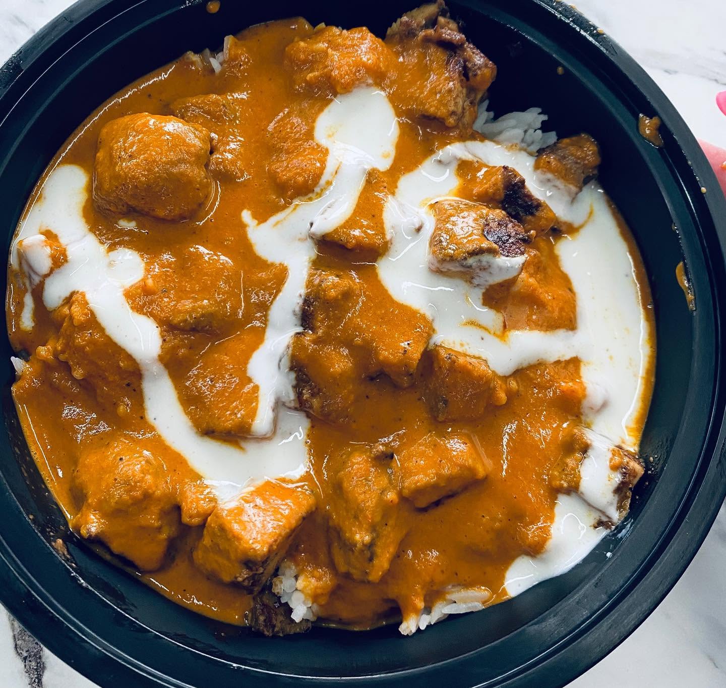 A past weekend special: butter chicken